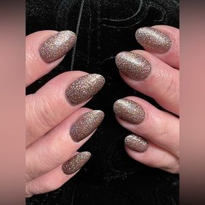For all that glitters Rosegold nail wraps